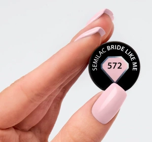 SEMILAC WEDDINAILS ГЕЛЬ-ЛАК UV 572 BRIDE LIKE ME 7МЛ
