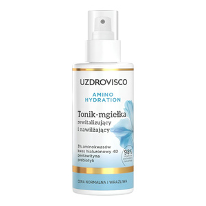 Uzdrovisko Amino Hydration відновлюючий і зволожуючий тонік-спрей для обличчя 150мл