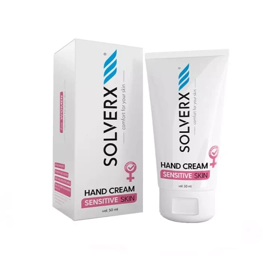 SOLVERX SENSITIVE SKIN HAND CREAM КРЕМ ДЛЯ РУК І НІГТІВ 50МЛ