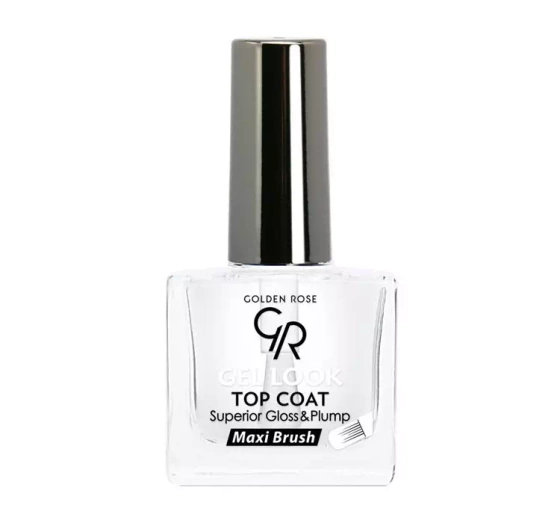 GOLDEN ROSE GEL LOOK TOP COAT ГЕЛЕВИЙ ЗАКРІПЛЮВАЧ ДЛЯ НІГТІВ 10,5МЛ