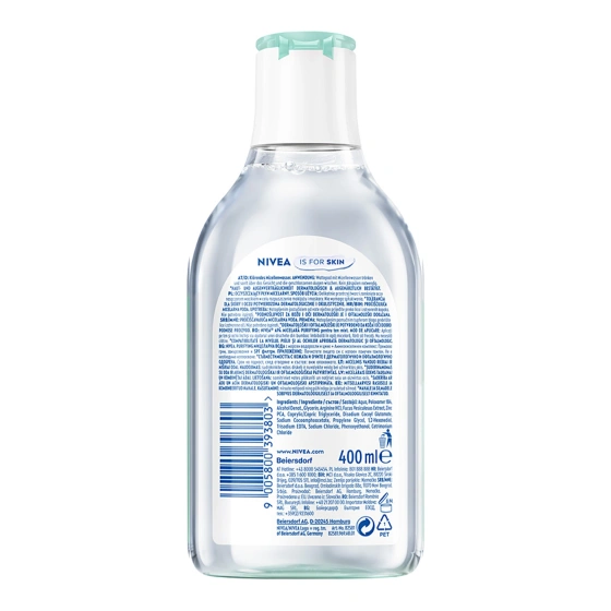 NIVEA ОЧИЩАЮЩАЯ МИЦЕЛЛЯРНАЯ ВОДА ДЛЯ ЛИЦА 400МЛ