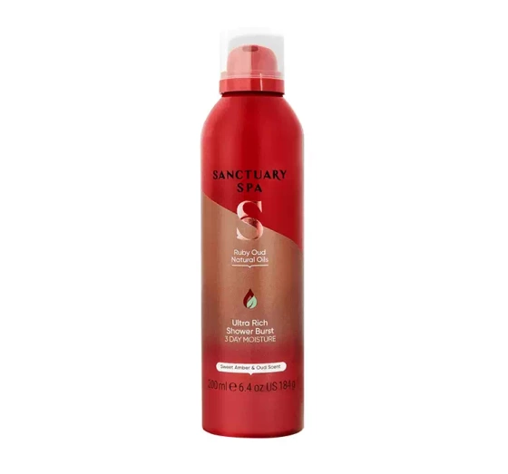  SANCTUARY SPA RUBY OUD NATURAL OILS ПІНКА ДЛЯ ДУШУ 200МЛ