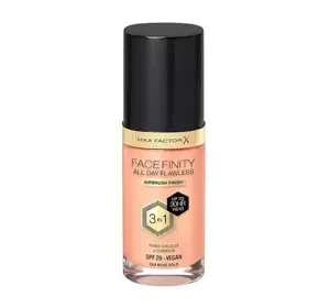 MAX FACTOR FACEFINITY ALL DAY FLAWLESS 3IN1 ВЕГАНСЬКИЙ ТОНАЛЬНИЙ ЗАСІБ C64 ROSE GOLD 30МЛ
