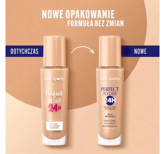 MISS SPORTY PERFECT TO LAST 24H ТОНАЛЬНИЙ ЗАСІБ ДЛЯ ОБЛИЧЧЯ 091 PINK IVORY  30МЛ