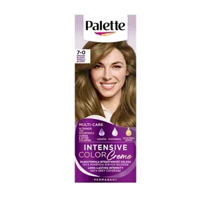 PALETTE INTENSIVE COLOR CREME ФАРБА ДЛЯ ВОЛОССЯ 7-0 MEDIUM BLONDE