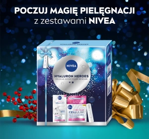 NIVEA Hyaluron Heroes набір косметики для догляду за обличчям: сироватка + крем SPF30 + бальзам для губ