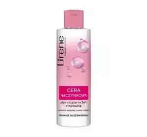 LIRENE КАПИЛЛЯРНАЯ КОЖА МИЦЕЛЛЯРНАЯ ВОДА 3В1 С КЛЮКВОЙ 200МЛ