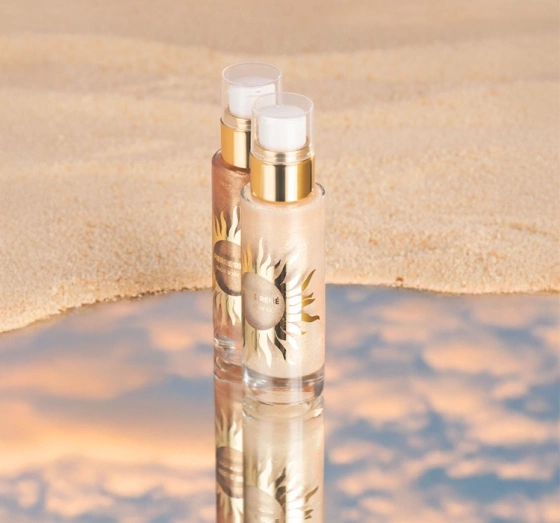 Pierre Rene Golden Horizon сяюча олійка для тіла Rose Gold 30 мл