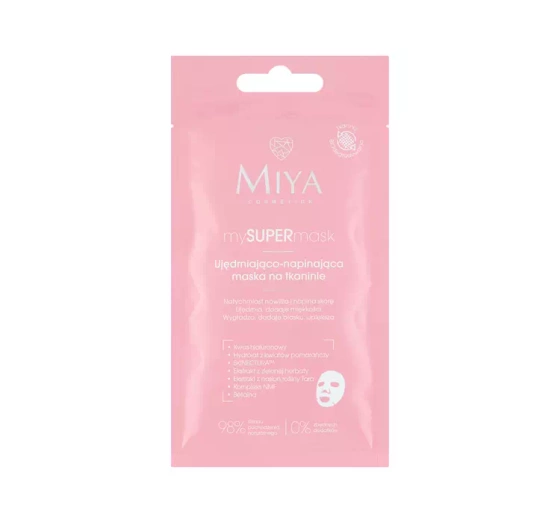 MIYA COSMETICS MY SUPER MASK УКРЕПЛЯЮЩАЯ ТКАНЕВАЯ МАСКА 1 ШТ
