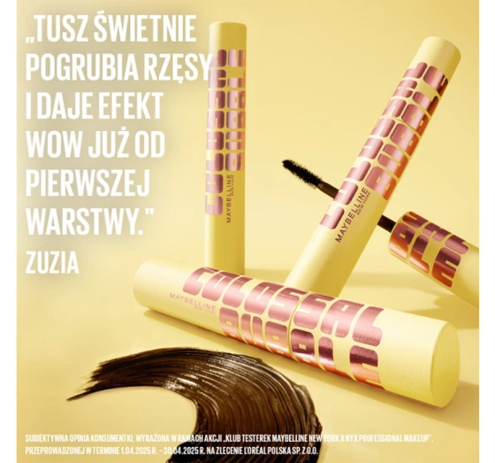 Maybelline Colossal Bubble туш для потовщення вій Black 10мл