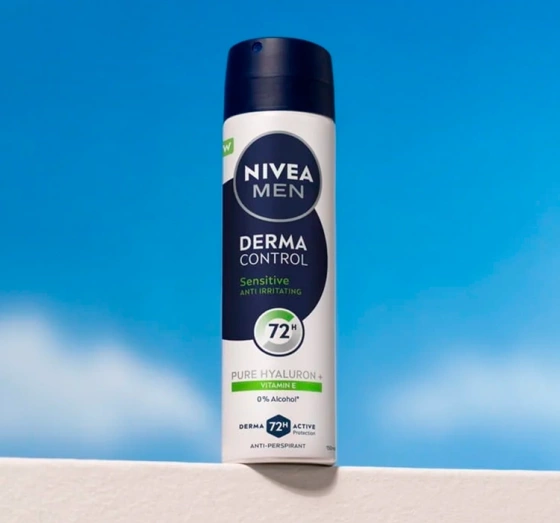 NIVEA MEN Derma Control антиперспирант-спрей для мужчин Sensitive 150 мл
