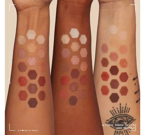 NYX PROFESSIONAL MAKEUP ULTIMATE ПАЛІТРА ТІНЕЙ ДЛЯ ПОВІК WARM NEUTRALS 12,8Г