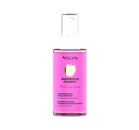 YOLYN GREENBIOTIC FERMENT VERY RASPBERRY СПРЕЙ ДЛЯ ОБЛИЧЧЯ І ТІЛА 150МЛ