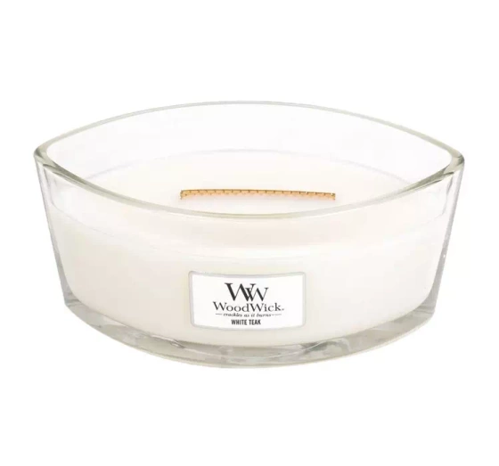 WOODWICK ELLIPSE CANDLE АРОМАТИЧНА СВІЧКА WHITE TEAK 453,6Г