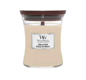 Woodwick Medium Jar Candle ароматична свічка Vanilla Bean 275 г