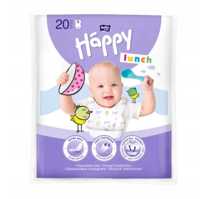 Bella Baby Happy Lunch одноразові слюнявчики для дітей 20 штук