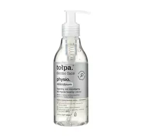 TOŁPA DERMO FACE PHYSIO MIKROBIOM ДЕЛІКАТНИЙ МІЦЕЛЯРНИЙ ГЕЛЬ ДЛЯ ВМИВАННЯ ОБЛИЧЧЯ І ОЧЕЙ 195МЛ
