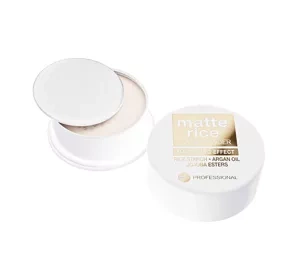 Bell Professional Matte Rice веганская матирующая рисовая пудра с аргановым маслом 6 г
