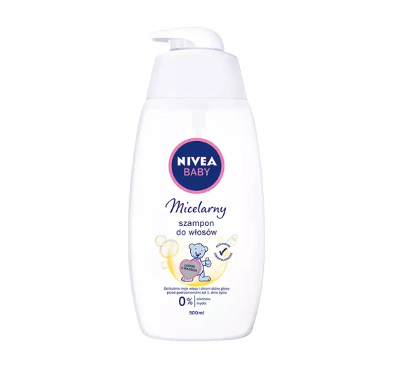 NIVEA BABY МИЦЕЛЛЯРНЫЙ ШАМПУНЬ ДЛЯ ВОЛОС ДЛЯ ДЕТЕЙ ОТ ПЕРВОГО ДНЯ ЖИЗНИ 500МЛ
