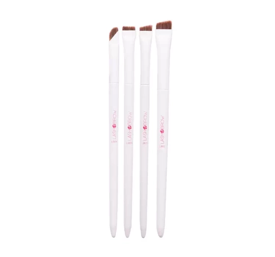 LASH BROW PRECISION НАБІР ПЕНЗЛІВ ДЛЯ МАКІЯЖУ БРІВ І ОЧЕЙ 4 ШТ
