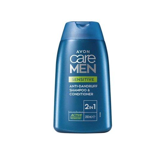 AVON CARE MEN SENSITIVE ШАМПУНЬ И КОНДИЦИОНЕР ДЛЯ ВОЛОС ПРОТИВ ЛУПЫ 2В1 200МЛ