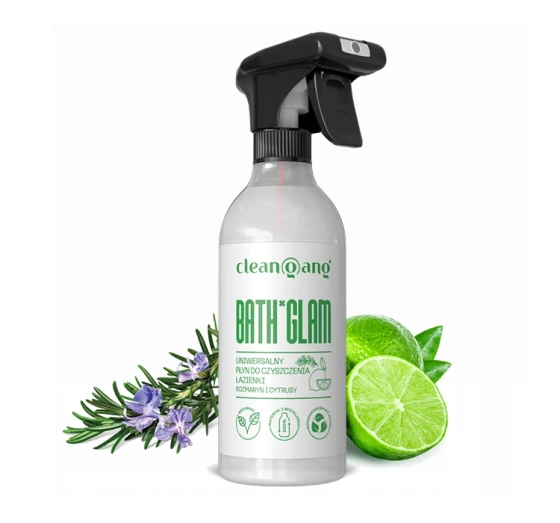 CLEANGANG BATH GLAM УНИВЕРСАЛЬНАЯ ЖИДКОСТЬ ДЛЯ ОЧИЩЕНИЯ ВАННОЙ КОМНАТЫ РАЗМАРИН И ЦИТРУС 500МЛ