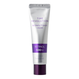 Missha Time Revolution Retinol 500 Shot Cream — укрепляющий крем для лица с ретинолом, 60 мл