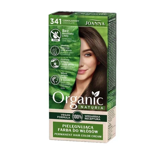 JOANNA NATURIA ORGANIC КРАСКА ДЛЯ ВОЛОС 341 CHOCOLATE