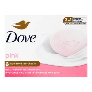 DOVE PINK ТВЕРДЕ ЗВОЛОЖУВАЛЬНЕ КРЕМОВЕ МИЛО 90 Г