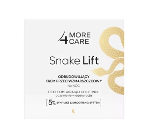 MORE4CARE SNAKE LIFT ВІДНОВЛЮЮЧИЙ НІЧНИЙ КРЕМ ДЛЯ ОБЛИЧЧЯ ПРОТИ ЗМОРШОК 50 МЛ