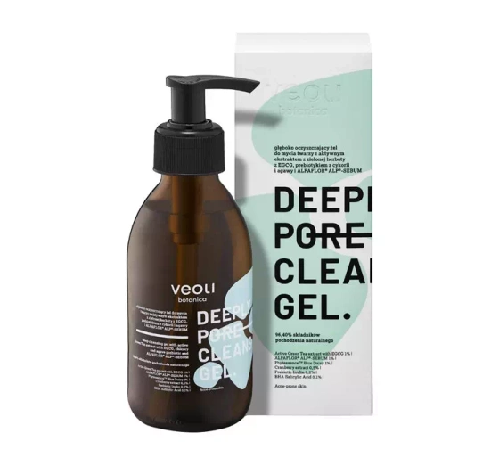 VEOLI BOTANICA ГЛИБОКООЧИЩАЮЧИЙ ГЕЛЬ ДЛЯ ВМИВАННЯ ОБЛИЧЧЯ 200МЛ