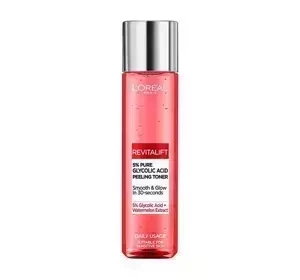 LOREAL REVITALIFT ВІДЛУЩУВАЛЬНИЙ ТОНІК ДЛЯ ОБЛИЧЧЯ З ГЛІКОЛЕВОЮ КИСЛОТОЮ 180МЛ