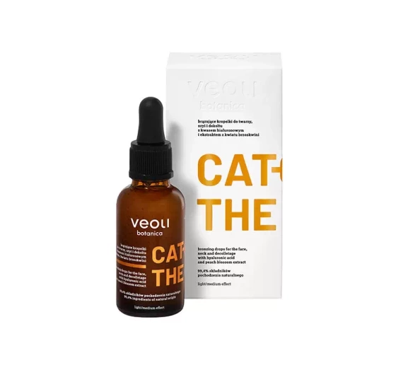 VEOLI BOTANICA CATCH THE SUN БРОНЗУЮЧІ КРАПЛІ ДЛЯ ОБЛИЧЧЯ, ШИЇ І ЗОНИ ДЕКОЛЬТЕ 30МЛ