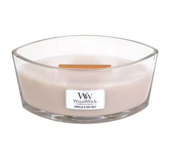 WOODWICK ELLIPSE CANDLE АРОМАТИЧНА СВІЧКА VANILLA & SEA SALT 453,6Г