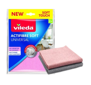 Vileda Actifibre Soft Universal серветка з мікрофібри 2 штуки