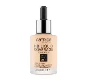 CATRICE HD LIQUID ЖИДКИЙ МАСКИРУЮЩИЙ ТОНАЛЬНЫЙ КРЕМ  002 PORCELAIN BEIGE 30МЛ