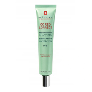 Erborian CC Red Correct SPF25 — освітлюючий крем CC із зеленим пігментом, що вирівнює тон шкіри, 15 мл