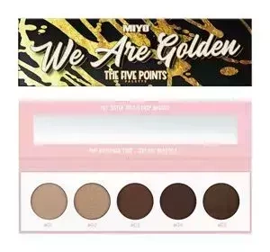 MIYO FIVE POINTS ПАЛЕТКА 5 ТІНЕЙ ДЛЯ ПОВІК 01