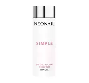 NEONAIL SIMPLE UV GEL POLISH REMOVER PROTEINS АЦЕТОН ПРЕПАРАТ ДЛЯ ВИДАЛЕННЯ ЛАКУ 200МЛ