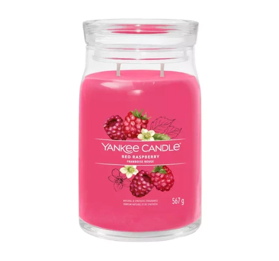 Натисніть на картинку, щоб її збільшити YANKEE CANDLE SIGNATURE АРОМАТИЧНА СВІЧКА RED RASPBERRY 567Г