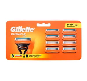GILLETTE FUSION 5 ЛЕЗ КАРТРИДЖІ ДЛЯ БРИТВИ 8 ШТ