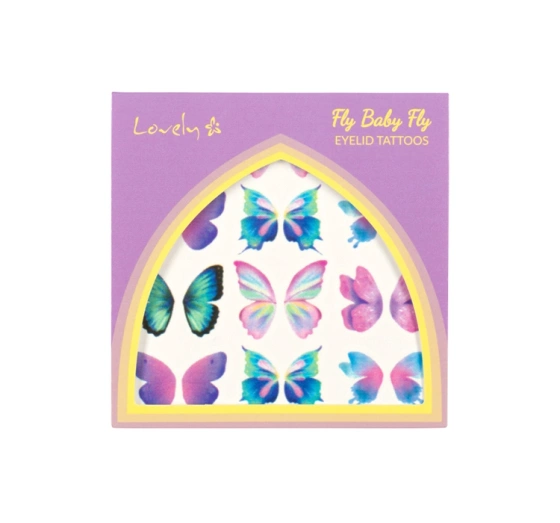 LOVELY FLY BABY FLY ТИМЧАСОВЕ ТАТУ ДЛЯ ПРИКРАШАННЯ ТА МАКІЯЖУ ОЧЕЙ