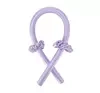 DENI CARTE ВАЛИК ДЛЯ НАКРУЧИВАНИЯ ВОЛОС + 2 РЕЗИНКИ PURPLE