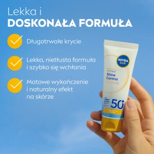NIVEA SUN Breathable UV Face матирующий крем для лица с очень высокой защитой SPF 50+ 40 мл