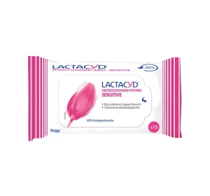 LACTACYD SENSITIVE СЕРВЕТКИ ДЛЯ ІНТИМНОЇ ГІГІЄНИ 15 ШТУК 