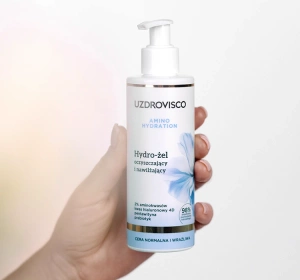 Uzdrovisko Amino Hydration очищаючий і зволожуючий гідрогель для обличчя 200 мл