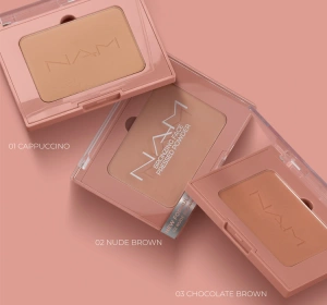 NAM Bronzing Face компактний бронзер для обличчя 03 Chocolate Brown 10г