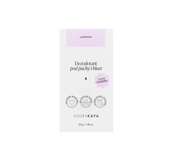 Your Kaya делікатний дезодорант-стік для пахв та грудей лаванда 35 г