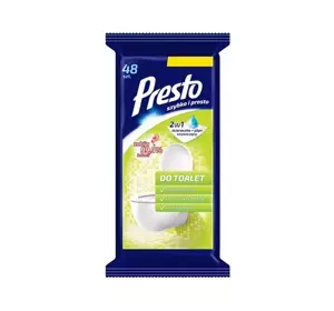 PRESTO ВОЛОГІ СЕРВЕТКИ ДЛЯ УНІТАЗУ 48 ШТУК