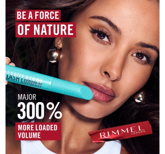Rimmel Lash Loader веганская тушь для объема ресниц 001 Black 9,5мл 001 Black 9,5мл
